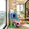 Cat Tree Multi-level Kitty Tower with 2 Condos