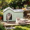 Heated Cat House with Waterproof Heating and Capability 58 Cm for Outdoor