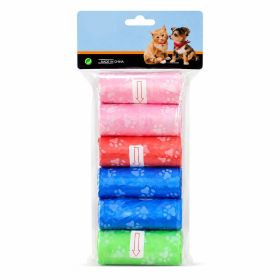 6 Rolls Eco-Friendly Pet Waste Bags – Dog & Cat Poop Bags for Outdoor Walking