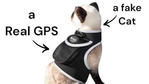 Rechargeable Pet Locator for Cats Portable GPS GSM Tracking Device NEW Size:S