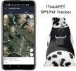 Rechargeable GPS Tracker Dog Cat Collar Tracking Device Realtime Scout Size:S