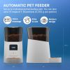 Automatic Cat Feeder with WiFi App Control, 6L Capacity, Programmable Timer & Voice Recording