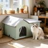 Heated Cat House with Waterproof Heating and Capability 58 Cm for Outdoor