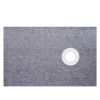 Shower Curb Kit, 38"x60" Watertight Shower Curb Overlay with 4 " ABS Offset Bonding Flange, 4 " Stainless Steel Grate