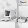 Stainless Steel Enclosed Litter Box for Cats(No shipments on weekends)