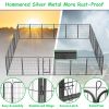 Dog Playpen Foldable 24 Panels Dog Pen 40" Height Pet Enclosure Dog Fence Outdoor with Lockable Door for Large/Medium/Small Dogs,Puppy Playpen,RV