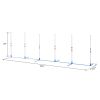PawHut Dog Weave Pole Set, Agility Starter Kit for Outdoor Exercise Training