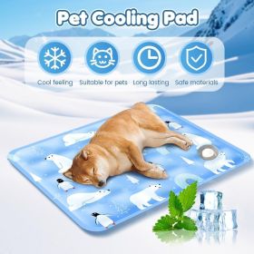 120*70cm Dog Cooling Mat, 2026 New Summer Pet Mats, Portable Pet Cooling Pad for Travel, Washable Gel Coolings Mat for Dogs and Cats Indoor Outdoor (title: default title)