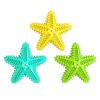 Dog Chew Toys, Natural Rubber Starfish-Shaped Dog Toys, Interactive Treats, Squeaky Dog Toothbrush Cleaner Teething Toys, Outdoor Puzzle Training