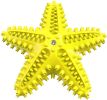 Dog Chew Toys, Natural Rubber Starfish-Shaped Dog Toys, Interactive Treats, Squeaky Dog Toothbrush Cleaner Teething Toys, Outdoor Puzzle Training