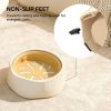2-in-1 Dual Mode Large Plastic Cat Slow Feeder Bowl, Switchable Fast/Slow Feed